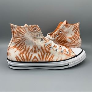 NEW Mens Converse CTAS Hi Top Tangelo Orange Shoes